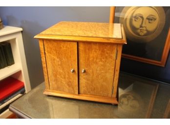 Burl Wood Humidor Cabinet