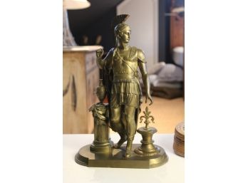 Hazel French 19th Century Antique Classical Brass Sculpture