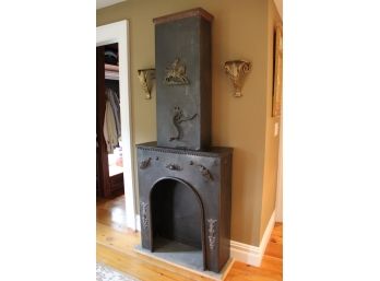 Decorative Tole Fireplace