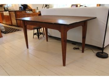 Early 19th Century Antique Pine Farm Table
