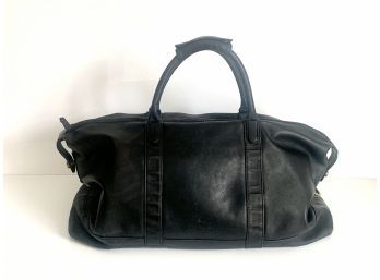 Coach Black Leather Travel Bag (LOC: W1)