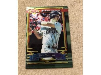 1994 Topps Finest Tino Martinez ERROR Card Greg Maddux