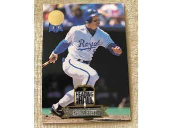 1993 Leaf George Brett Heading To The Hall Insert Card