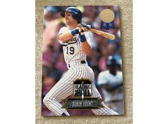 1993 Leaf Robin Yount Heading To The Hall Insert Card