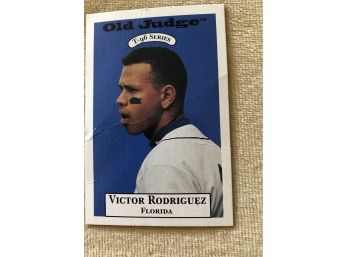 1995 Old Judge Victor Rodriguez (Alex) ERROR Card