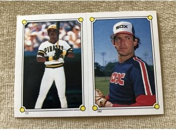 1987 Topps Stickers Barry Bonds RC