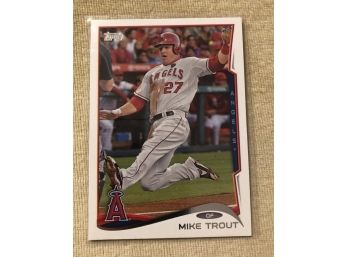 2014 Topps Mike Trout Card #1 Angels