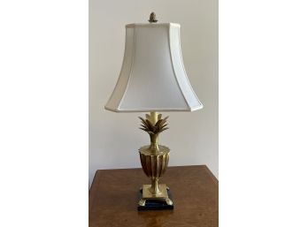 Vintage Brass Pineapple Table Lamp