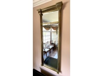 Large Hand Assembled Gold Colored Wooden Mirror From Carolina Mirror Company
