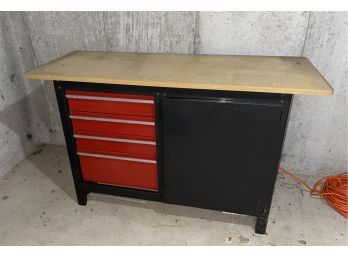 Work Bench With Various Tools