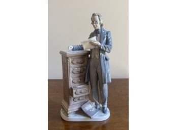 Vintage Lladro Lawyer Attorney Porcelain Figurine #5213