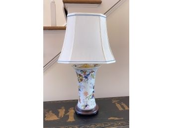Vintage Hand Painted Ceramic Table Lamp