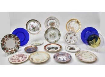 A Collection Of Vintage And Antique Plates