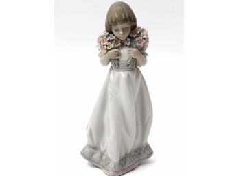 Lladró Limited Edition Collector's Society 'Spring Bouquets' Porcelain Figurine