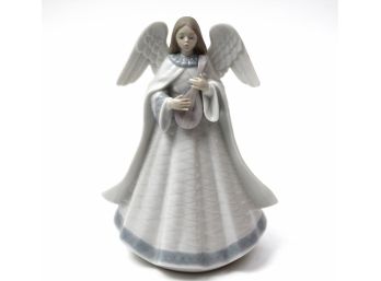 Lladró Limited Edition 'Angelic Melody' Angel Christmas Tree Topper Porcelain Figurine