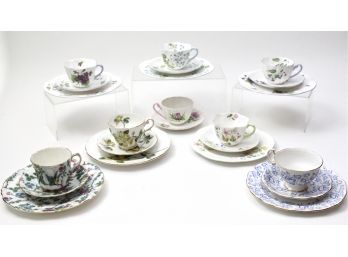 Collection Of Tea Cups, Saucers And Plates