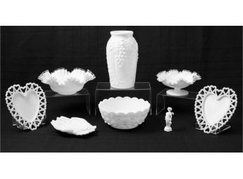 Collection Of Westmoreland Milk Glass And More