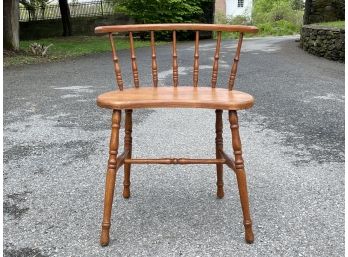 A Low Backed Windsor Stool