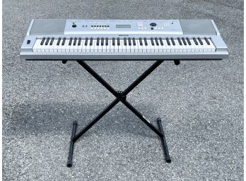 A Yamaha Keyboard On Stand (No Cord)