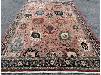 A Fine Quality Large Hand Knotted And Dyed Indo-Persian Rug