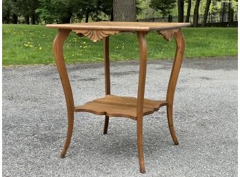 An Antique Oak Occasional Table