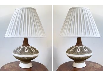 A Pair Of Amazing Mid Century Modern Lamps