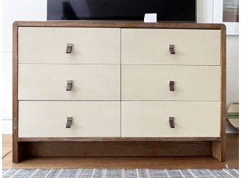 A Modern Oak Dresser With Leather Hardware By Design Within Reach
