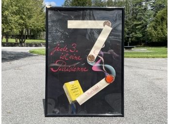 A Large Vintage Cigarette Poster By Donald Brun