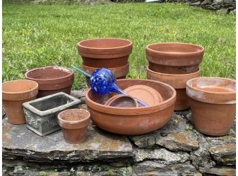 Collection Of Terra Cotta Pots