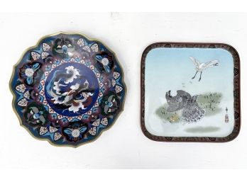 Antique Cloisonne And More Japanese Platters