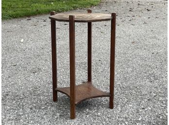 A Wood Plant Stand