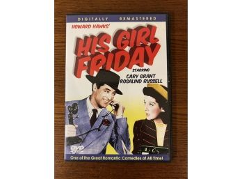 HIS GIRL FRIDAY - DVD Starring Cary Grant
