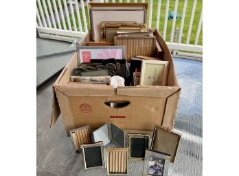 Huge Lot Of Over 60 Vintage And New Picture Frames