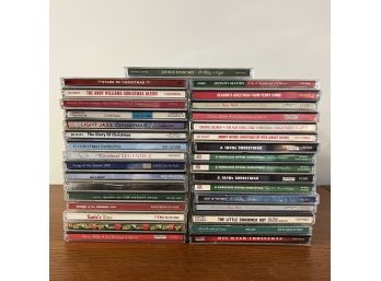 HUGE Lot Of Christmas CDs (over 30 CDs) - JOHNNY MATHIS, PERRY COMO, ANDY WILLIAMS, NAT COLE, JACKIE EVANCHO