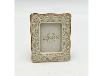 Small LENOX Porcelain Picture Frame (roughly 2.25in X 3in)