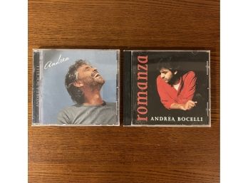 Pair Of Andrea Bocelli CDs - ANDREA And ROMANZA