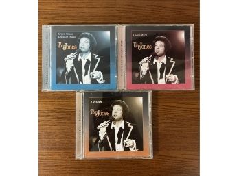 Collection Of 3 TOM JONES CDs (GREEN GREEN GRASS OF HOME, DUETS, DELILAH)