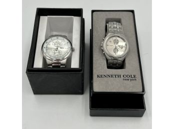 Pair Of Men's Mossimo And Kenneth Cole Watches