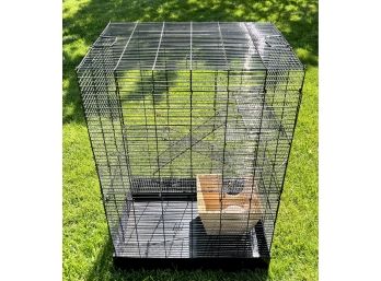 Large 22in X 32in Animal Cage / Habitat With Multiple Levels