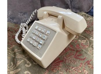 AT&T 100 Vintage Touch Tone Desk Phone - Redial & Dial Pulse Feature Landline