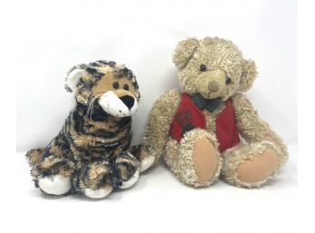 Stuffed Bear And Tiger