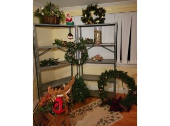 Wreath And Rudolph Group.             Loc: Hallway Closet