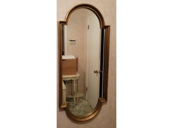 Decorative Wall Mirror With Gold Frame.                    Loc: Front Hall