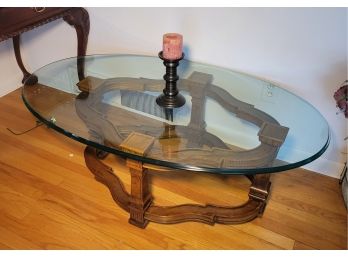 Coffee Table. Glass TopMid Century Modern MCM. Also, Great For An Indoor Garden Base.        Loc: Living Room