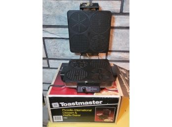 Toastmaster Model 290 Pizzelle / Canolli Shell  / Waffle Maker.             Loc: Shelf 3