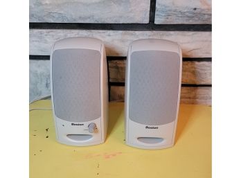 Boston Acoustic Computer Speakers.                              -            Loc: Shelf 2 In Tiffany Box