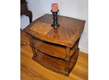 Drexel BUTTERFLY Accent Table. Just Look At That Butterfly Wood Pattern On Top.        Loc: Living Room