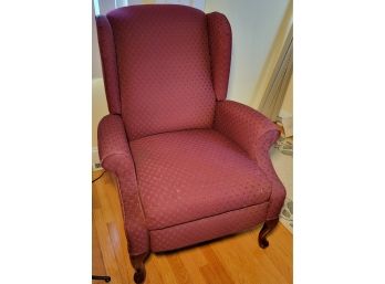 Cranberry Red Recliner