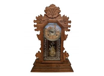 Antique Ansonia Clocks Co, Gingerbread Mantle Clock.