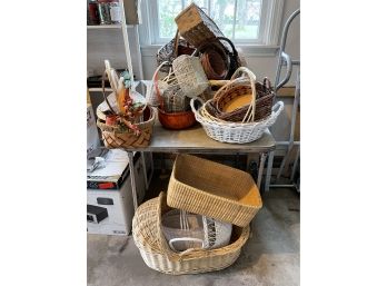 Large Collection Of Baskets And More .